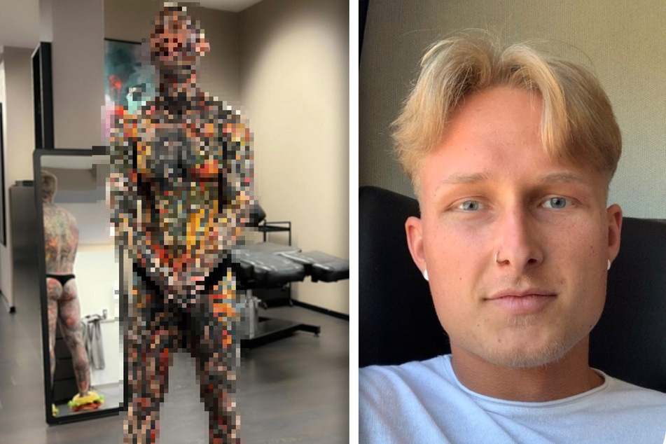 Tristan Weigelt tattooed more than 95 percent of his body in only two years