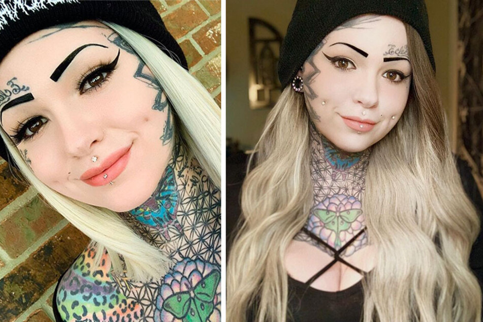 Tattoo-obsessed Amber Akashia hopes to someday have a full body sleeve.