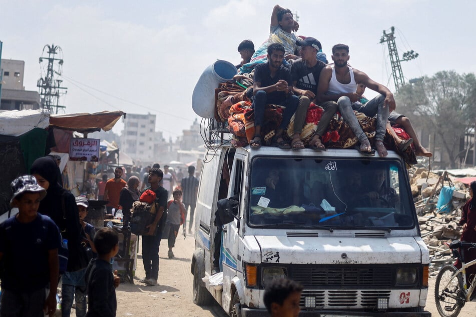Some 250,000 Palestinians have been forced to flee yet again after Israel ordered the evacuation of parts of Khan Younis in Gaza's south.