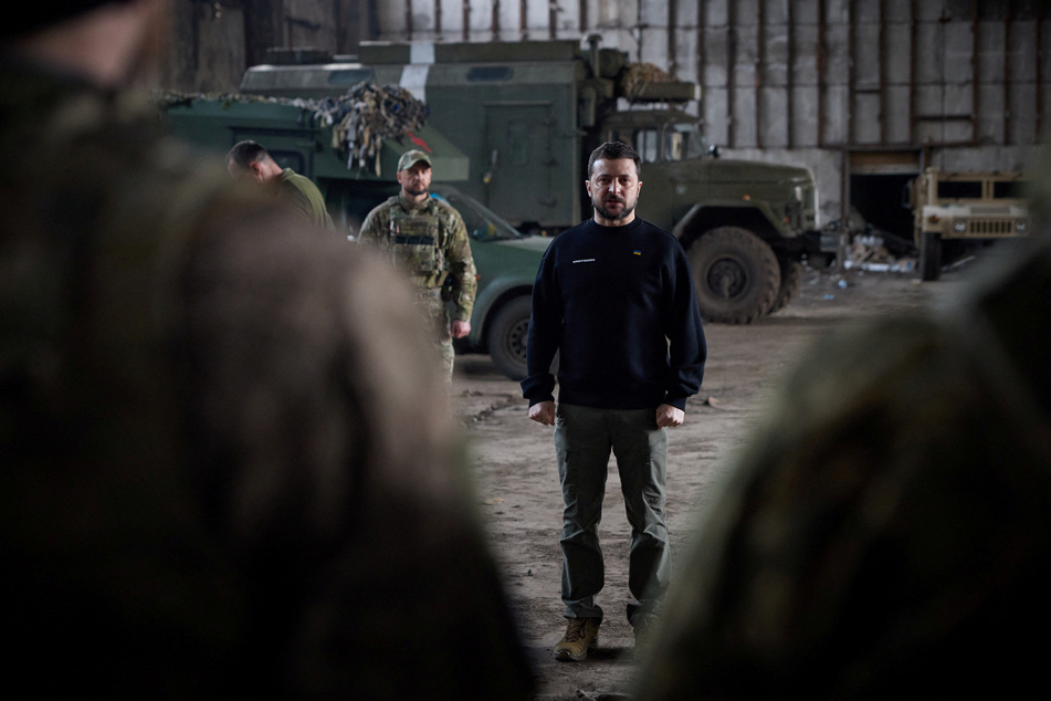 Ukrainian President Volodymyr Zelensky, who visited the eastern front this week, said an expected counteroffensive against Russian forces cannot happen now.