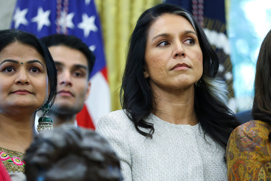 Tulsi Gabbard offers tepid excuse for her presence at Georgia election office raid