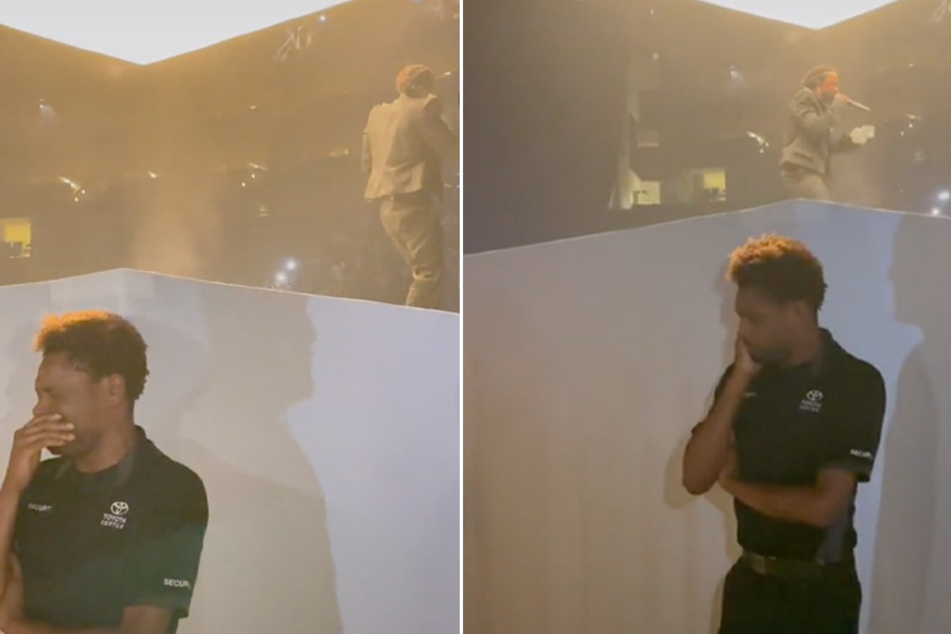 A TikTok of security guard Devyn Sanford has gone viral, and he dropped by the comment section to address the moment.