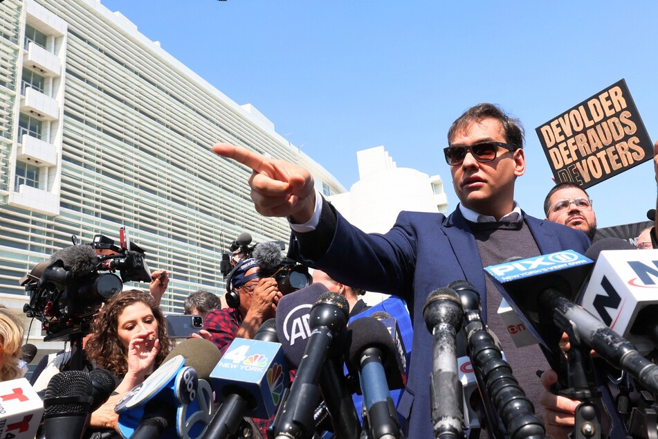 In a recent interview, embattled Congressman George Santos slammed his fellow House members as he faces a third vote to have him expelled.
