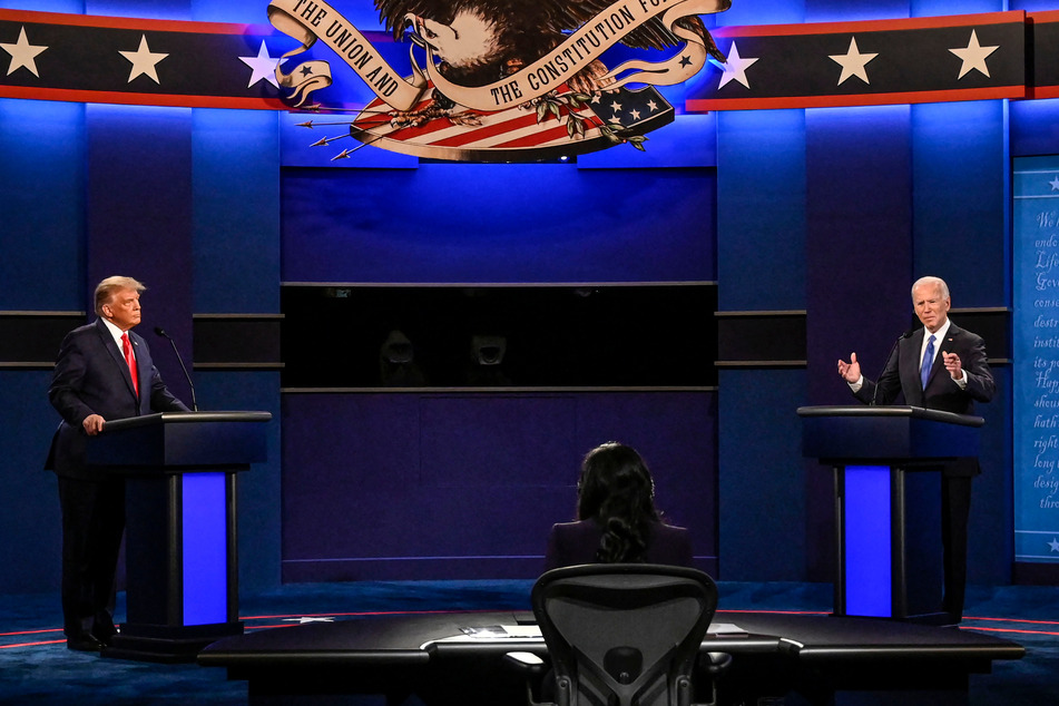 Donald Trump (l.) and Joe Biden have faced off twice before.