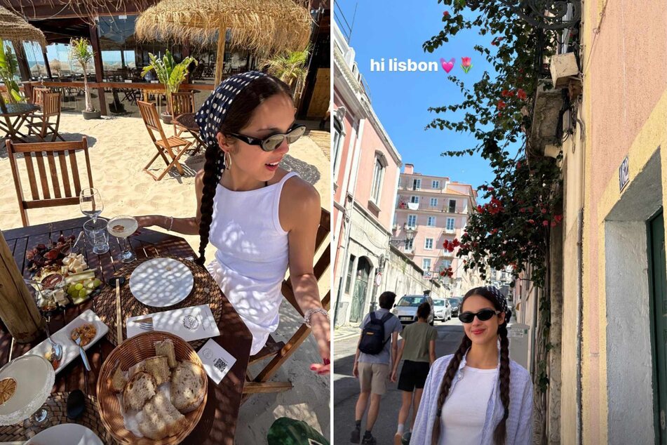 Two more pictures from her time in Lisbon can be seen on Olivia Rodrigo's Instagram Stories.