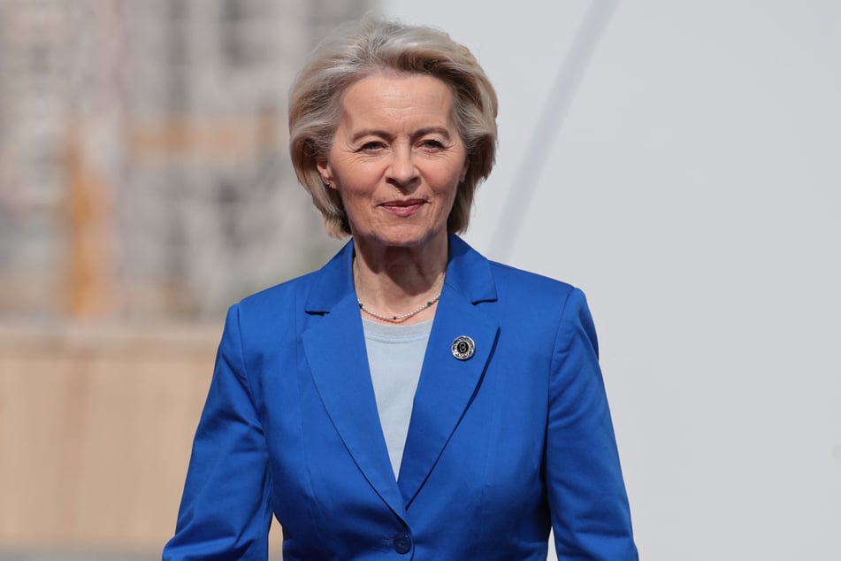 European Commission President Ursula von der Leyen arrives to attend the 8th European Political Community summit in Yerevan, Armenia, on May 4, 2026.