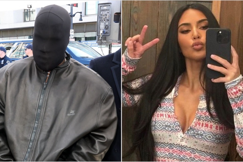Kanye West publicly demanded that Kim Kardashian (r.) remove their kids from a private school which he deemed "fake."