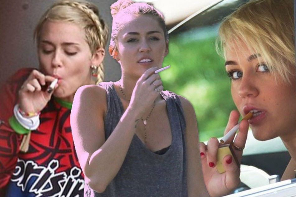 Miley Cyrus shocks fans with series of cigarette pics