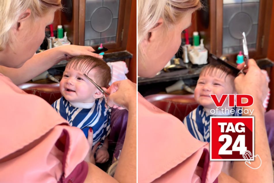 Viral Video of the Day for November 15, 2025: Baby's first haircut at Disney melts hearts on TikTok