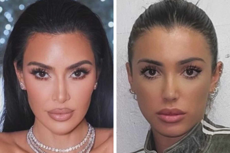 Kanye West penned a heartfelt tribute to his alleged wife Bianca Censori (r.) over the weekend to celebrate her birthday, amid increasing fan criticism over his past treatment of Kim Kardashian (l.)