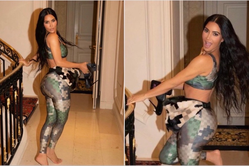 Kim Kardashian has managed to offend striking writers once again with her tweets from the set of American Horror Story.