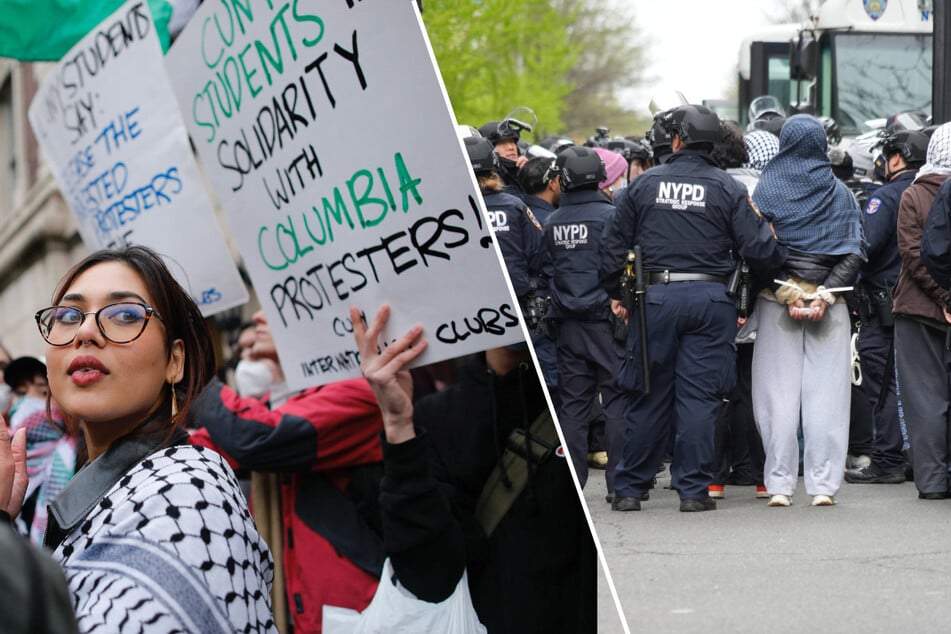 Columbia University calls in NYPD to arrest over 100 of its own students protesting for Palestine