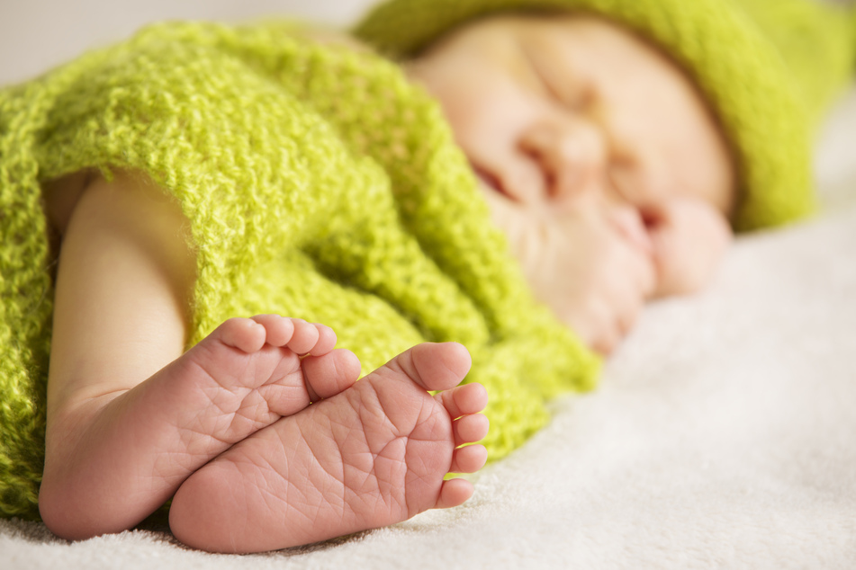 The worst day turned into the most wonderful day of her life, when Melissa Surgecoff unexpectedly gave birth to her baby (stock image).