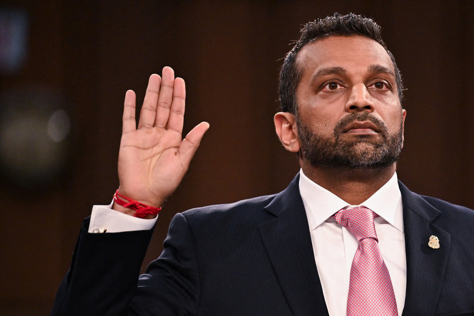 FBI Director Kash Patel is sworn in before testifying to the Senate Judiciary Committee hearing on FBI oversight. He has been accused of turning a blind eye to cyberattacks due to his obsession with election fraud.