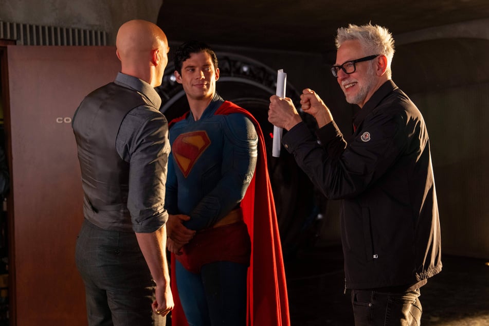 James Gunn (r.) previously helmed Marvel's Guardians of the Galaxy film series.