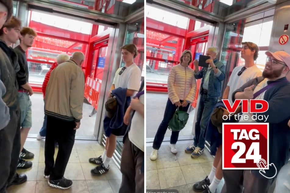 Viral Video of the Day for October 5, 2026: Boys surprise strangers in elevator with incredible doo-wop performance