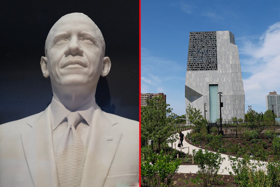Obama cements legacy in Chicago presidential center – complete with an "Obamalisk"