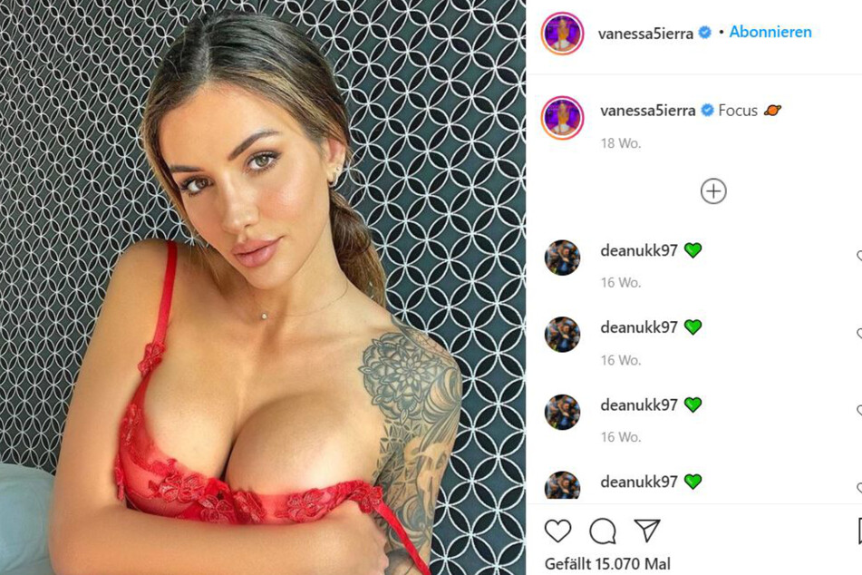 Vanessa Sierra (26) is one of the models who risk being impacted by OnlyFans' change in policy.