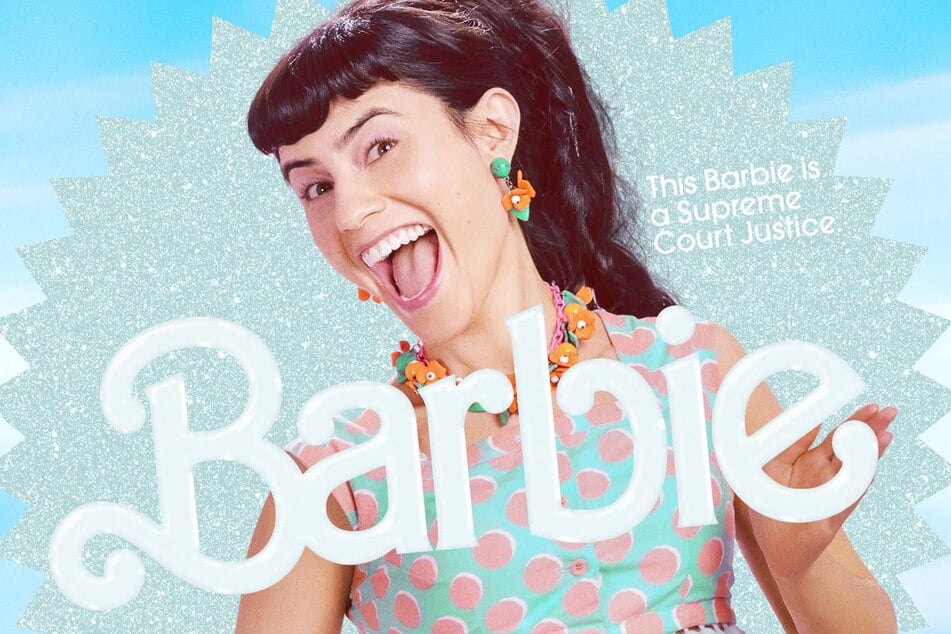 Ana Cruz Kayne plays one of the Supreme Court Justice Barbies in the new movie.