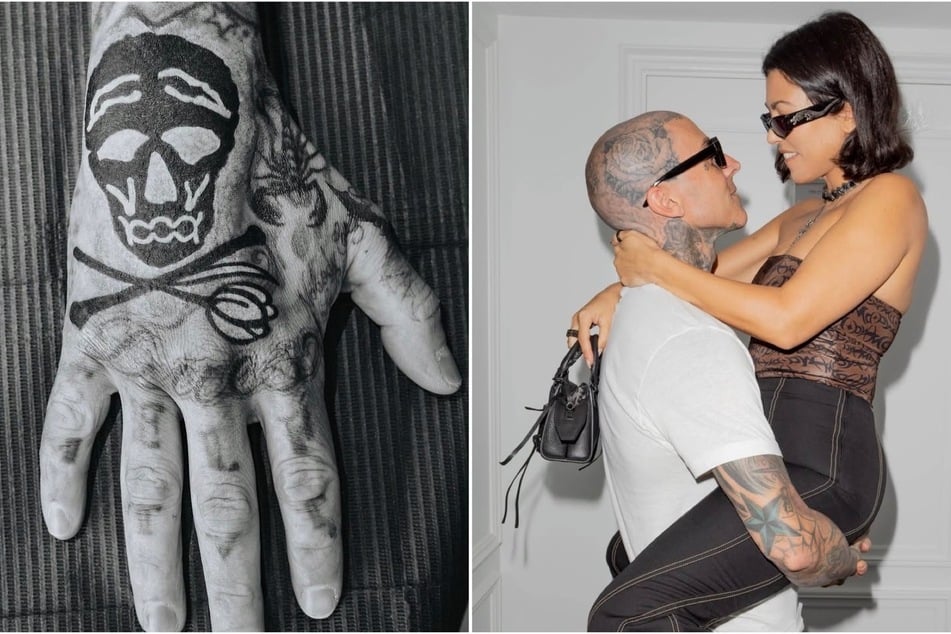Kourtney Kardashian and Travis Barker seemingly honor late baby girl with touching tattoo