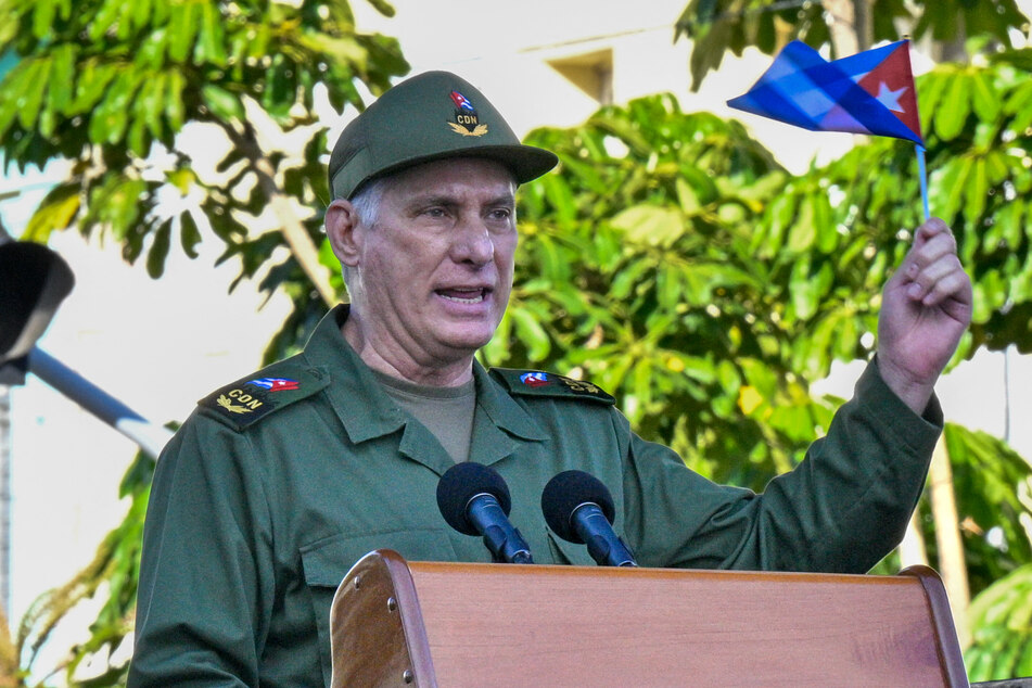 Cuban President Miguel Diaz-Canel called on the US to lift its oil blockade after Washington offered $100 million in aid to be distributed by the Catholic Church.