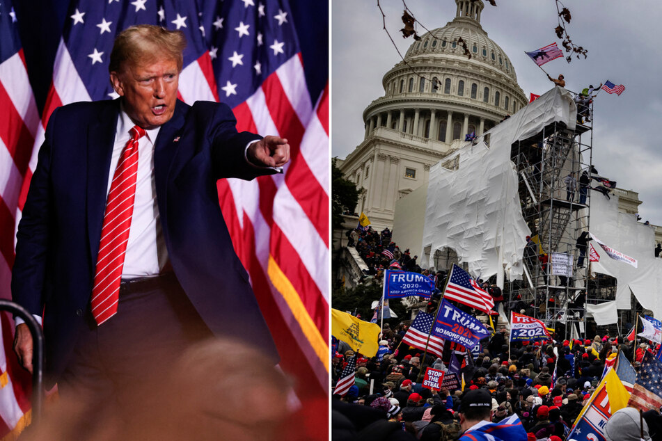 Donald Trump promised to free people convicted over their role in the January 6 Capitol riot if re-elected as president.
