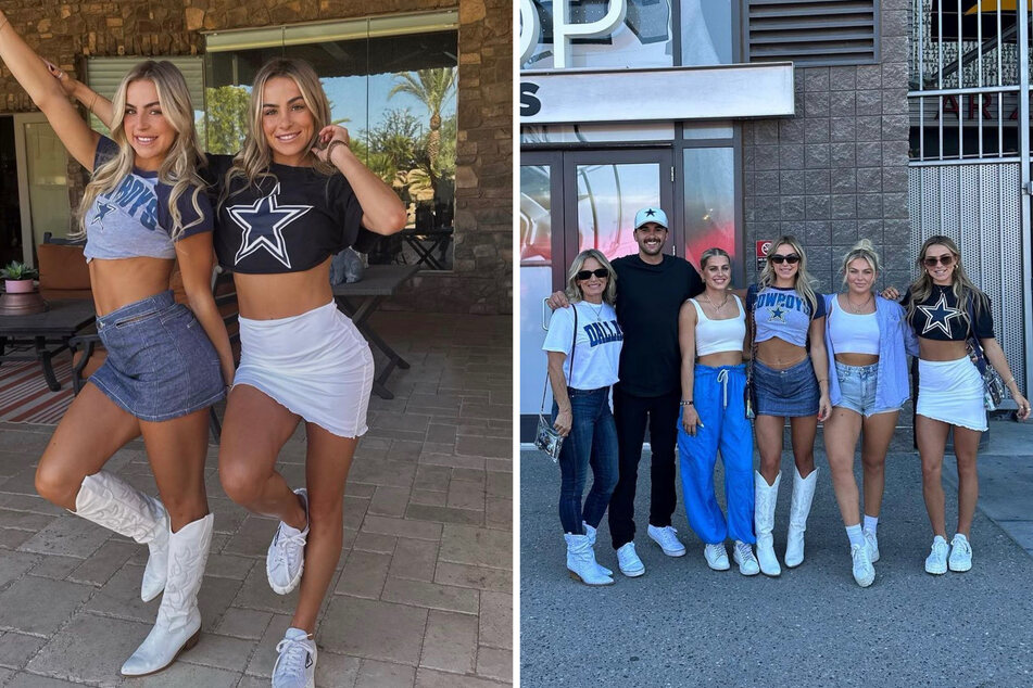 Cavinder twins fangirl over Dallas Cowboys in viral photo drop