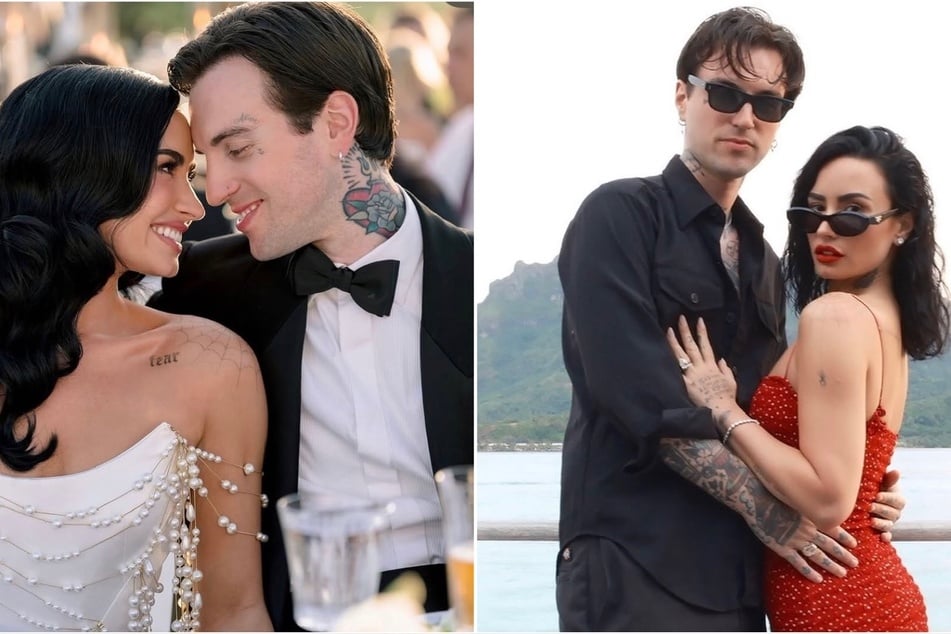 Demi Lovato celebrates first wedding anniversary with her husband Jutes!