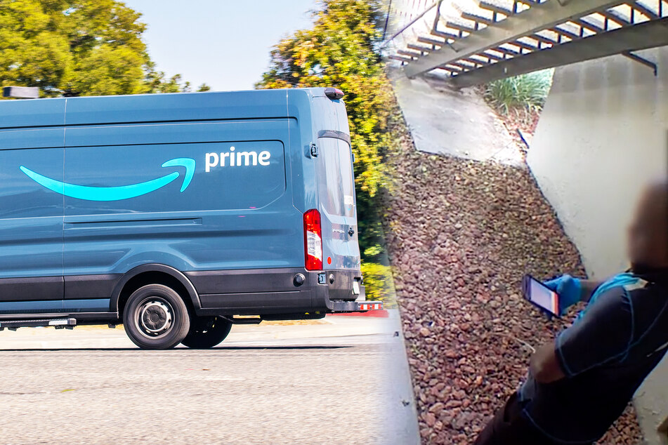 Special deliver-pee! Amazon driver leaves more than just a package on customer's doorstep