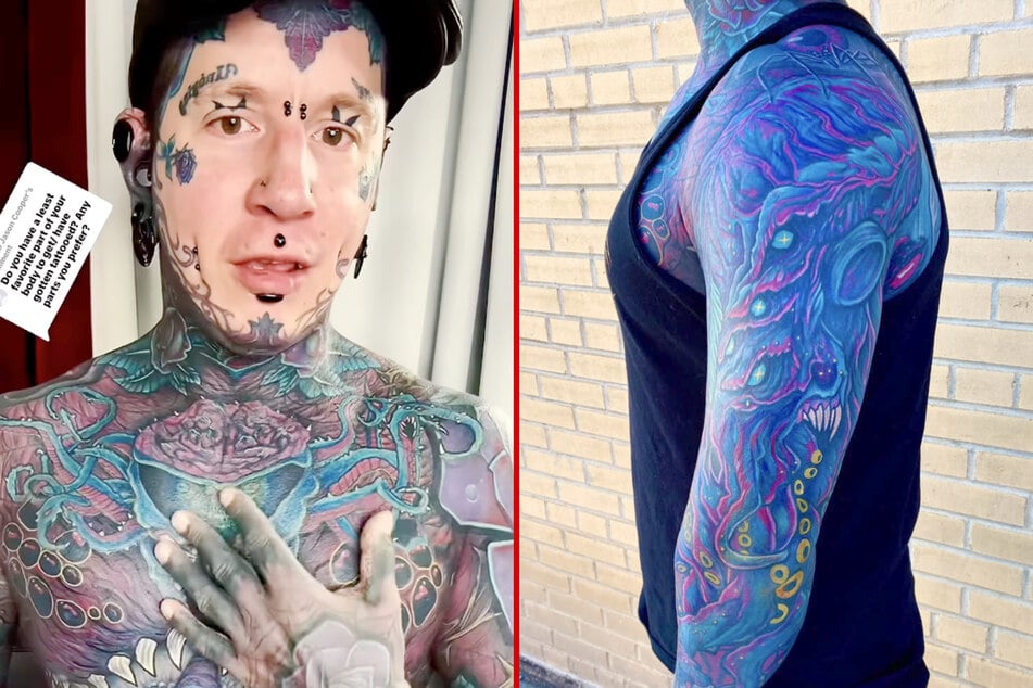 Canadian tattoo fanatic Remy Schofield finally revealed the most painful place he's ever gotten a tattoo.
