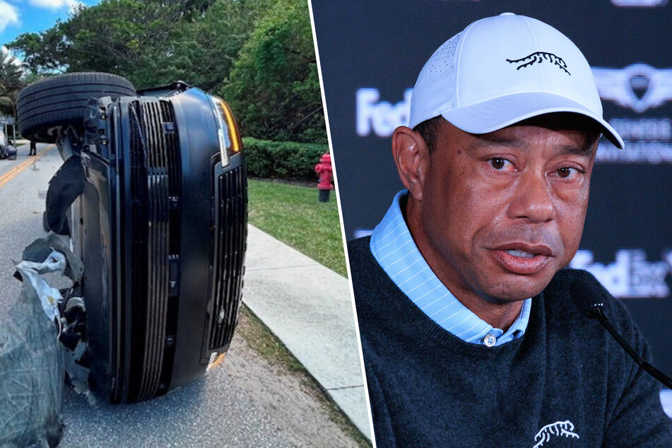 Florida authorities have released body cam footage from Tiger Woods' DUI arrest after a rollover car crash last week.