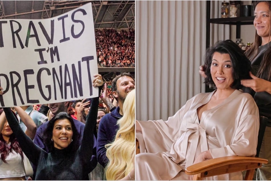 Kourtney Kardashian says she "forgot" to tell Kardashians about pregnancy reveal