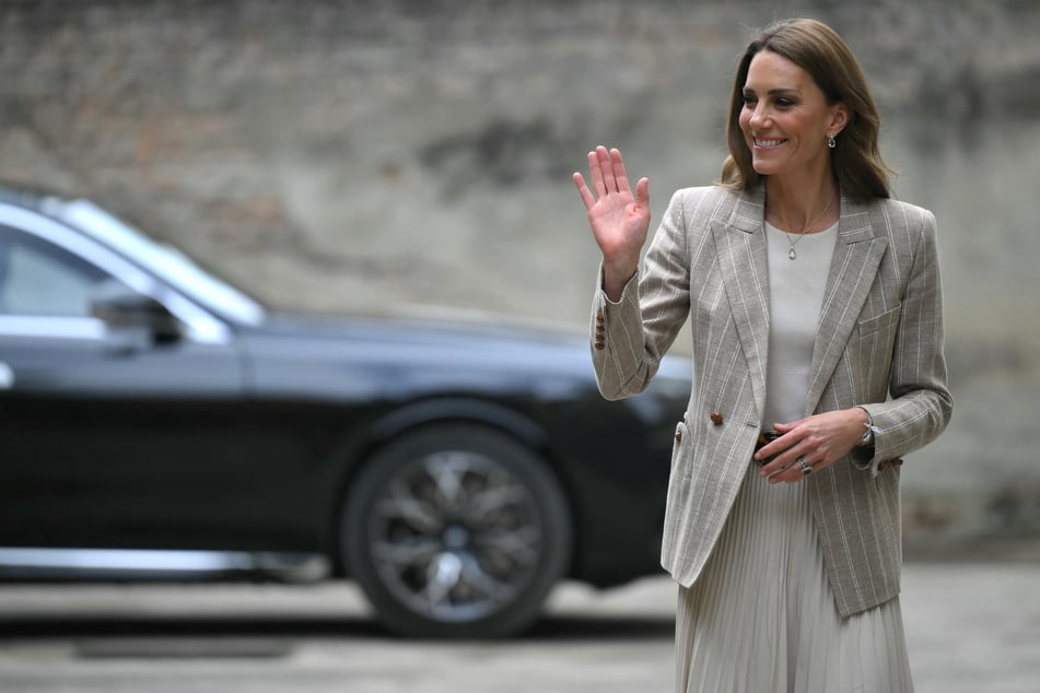Britain's Catherine, Princess of Wales visits REMIDA, Reggio Emilia’s creative resource center, during her trip to Italy on May 14, 2026.