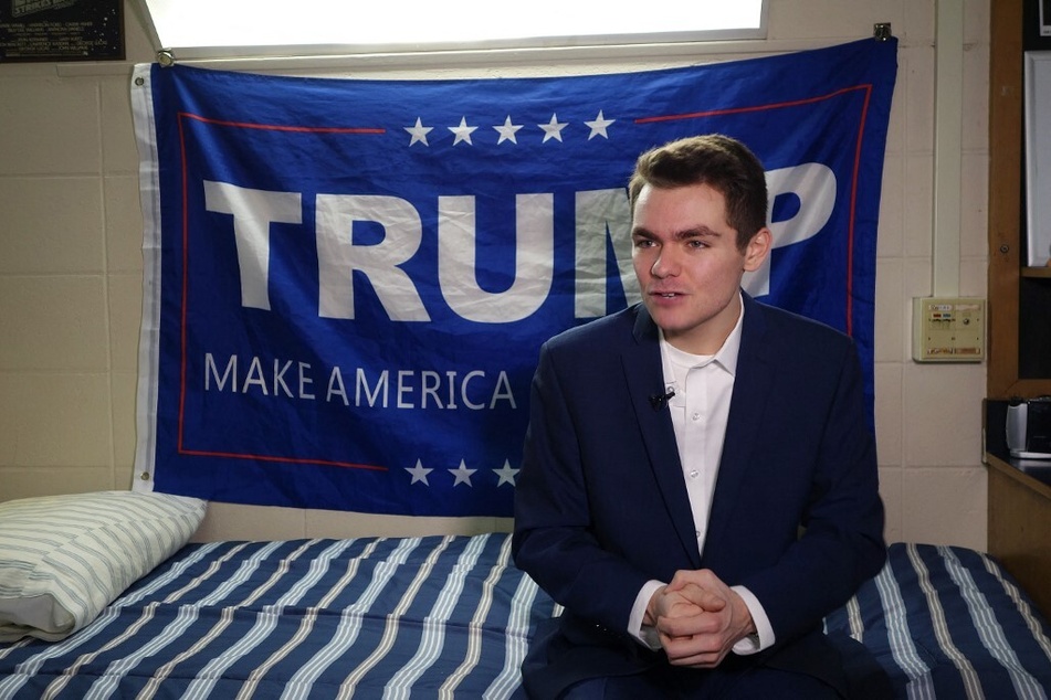 Donald Trump has claimed he did not know Nick Fuentes would join the dinner at Mar-a-Lago.