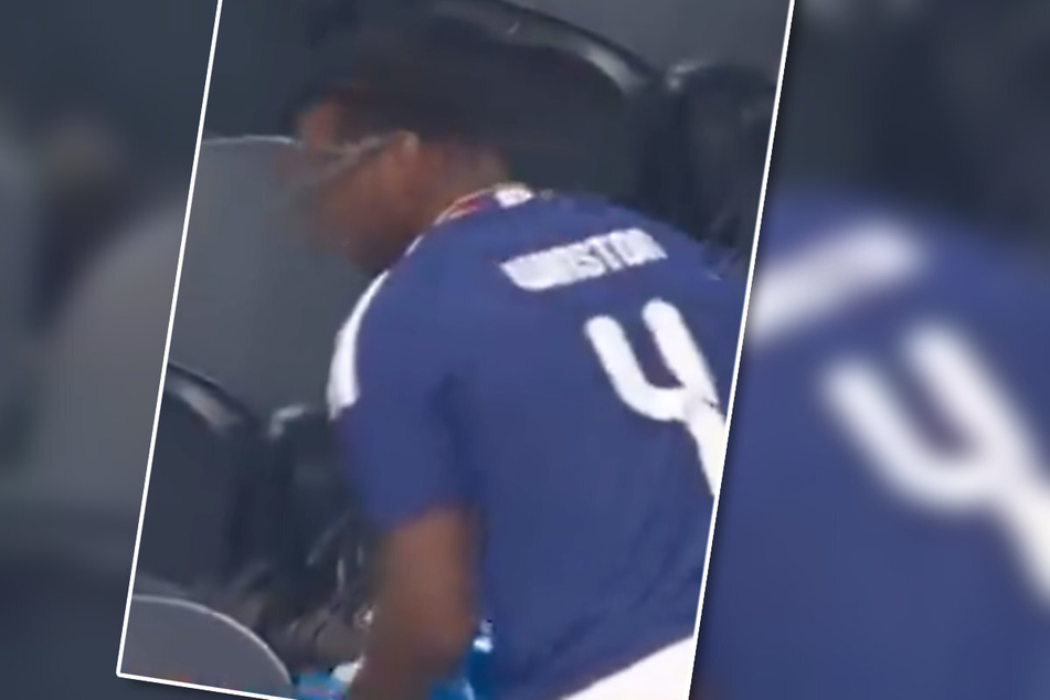 A video on the NFL Instagram shows New York Giants quarterback Jameis Winston cleaning up the stadium alongside Japanese fans.