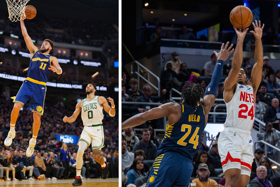 NBA roundup: Curry and Thompson dominate as Warriors down Celtics, Nets claim win