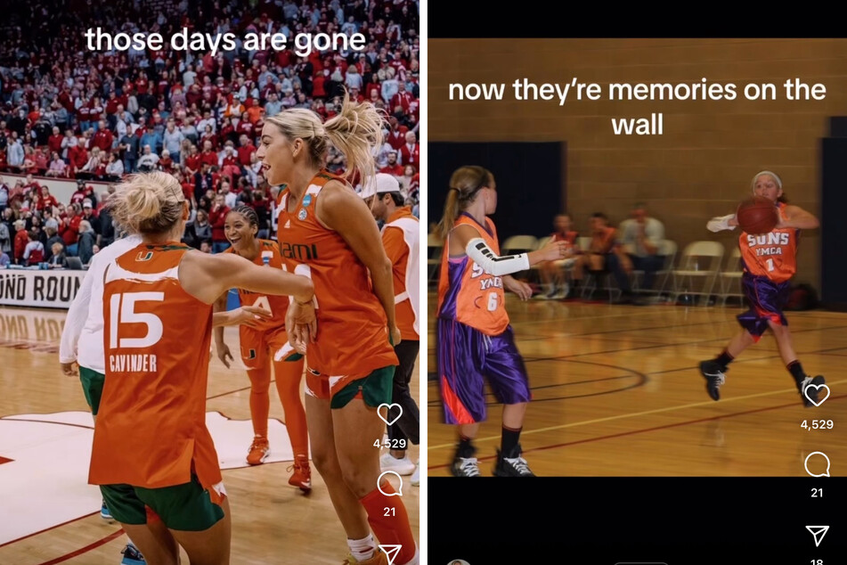 As March Madness heats up, the Cavinder twins are reminiscing about their basketball days as two of the hottest players with Miami basketball.
