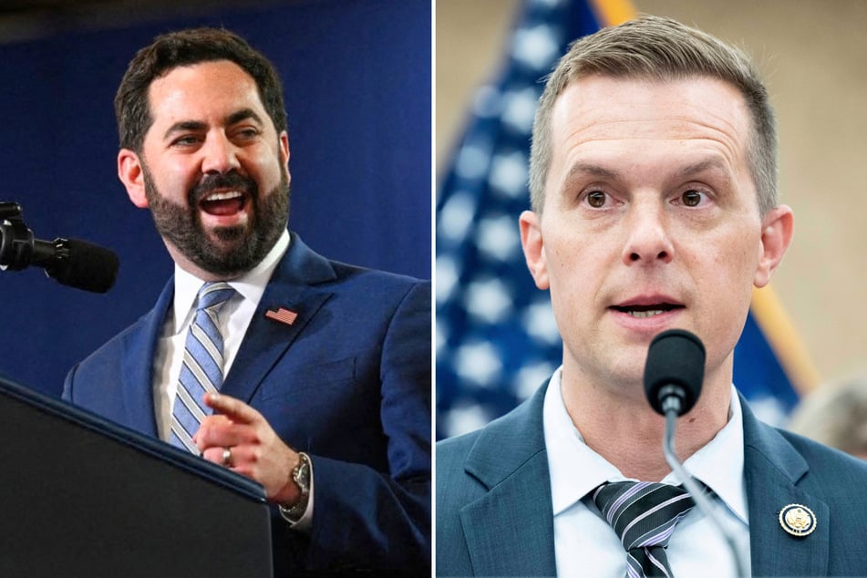 In an op-ed published on Monday, Democrat Jared Golden (r) endorsed MAGA Republican Mike Lawler (l) in his effort to win re-election in New York.