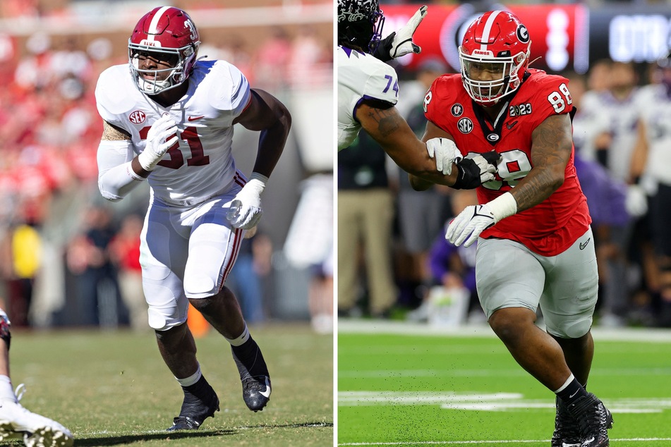 Will Anderson Jr. (l) and Jalen Carter are the top defensive players in the 2023 NFL Draft class.