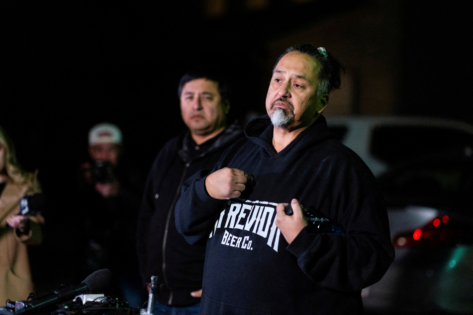 Richard Fierro speaks on the events that occurred at the mass shooting at LGBTQ nightclub Club Q in Colorado Springs, Colorado.