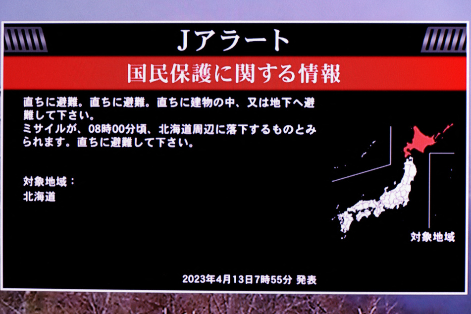 After the ICBM launch, Japan's emergency alert system warned Hokkaido residents to evacuate.