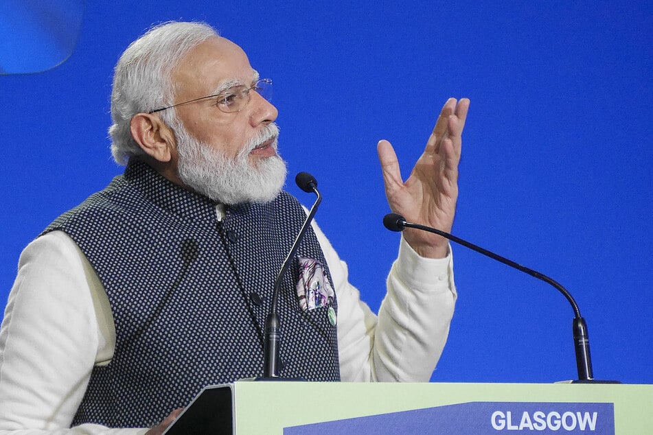 Indian Prime Minister Narenda Modi set 2070 as India's net-zero goal.