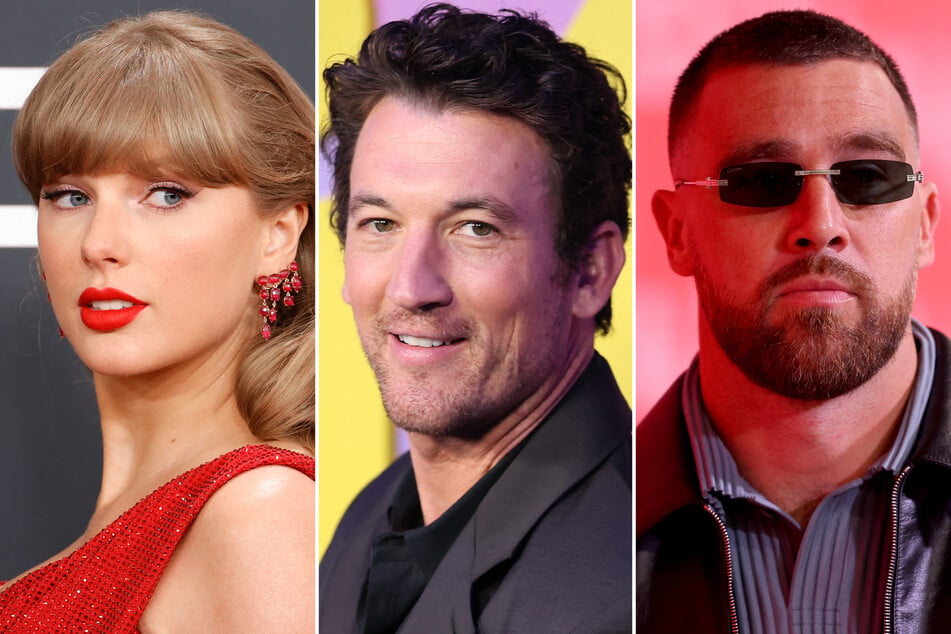 Miles Teller teams up with Travis Kelce as Taylor Swift feud rumors swirl