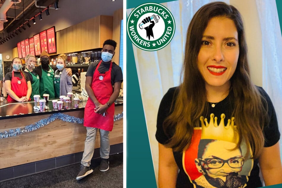 Starbucks workers at first unionized store stage walkout over safety conditions