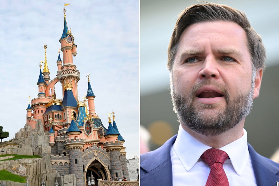 Man arrested for threatening "bloodshed" during JD Vance's Disneyland visit