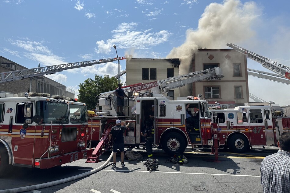 Fires in New York's Queens and Bronx leave 15 injured
