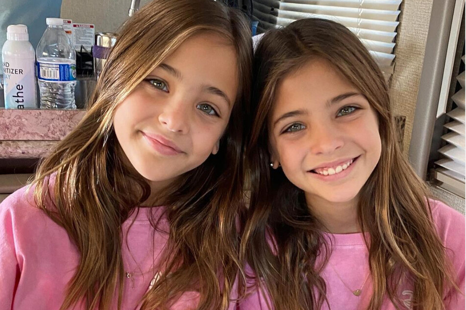 The twins already have a successful modelling career.